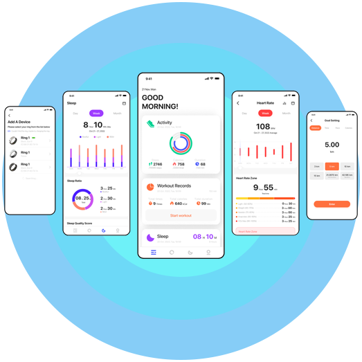 Gainye Smart Ring | 24/7 Sleep, Health & Activity Monito